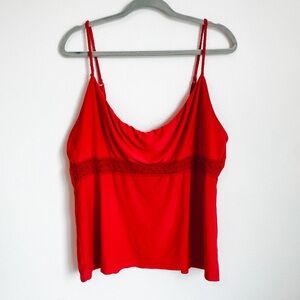 Vintage/Y2K Ambrielle Orange Tank w/ Braided Straps
